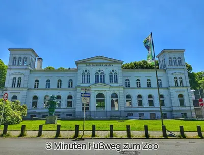 Das Gebäude in dem sich die Ferienwohnung befindet