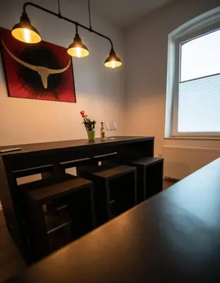 Grundriss der Unterkunft Modernes Kunst-Apartment