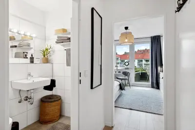 Küche/Küchenzeile in der Unterkunft City - Luxus Apartment Lift & Parken -Nähe DUS & Dortmund & Köln & Essen