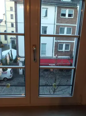 Ein Balkon oder eine Terrasse in der Unterkunft Duesseldorf altstadt bolkerstr