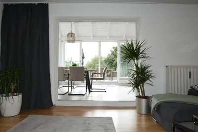 Ein Sitzbereich in der Unterkunft JuPa Homes