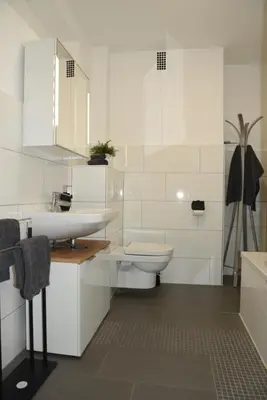 Ein Badezimmer in der Unterkunft JuPa Homes