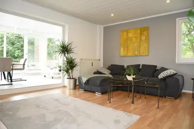 Ein Sitzbereich in der Unterkunft JuPa Homes