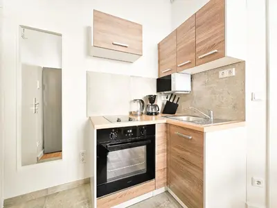 Grundriss der Unterkunft Tolstov Apartments - Studio Wohnungen - 15 Min zur Messe DUS