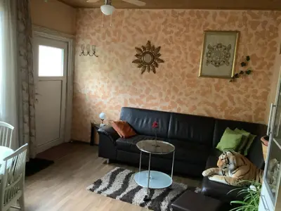Ein Sitzbereich in der Unterkunft Separate schöne Ferienwohnung inclusive Parkplatz