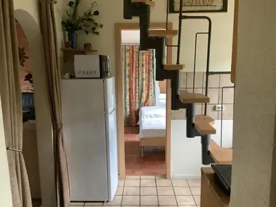 Küche/Küchenzeile in der Unterkunft Separate schöne Ferienwohnung inclusive Parkplatz
