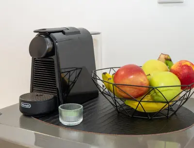 Kaffee-/Teezubehör in der Unterkunft Stilvolles Apartment im Essener Stadtkern