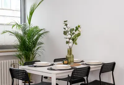 Grundriss der Unterkunft Stilvolles Apartment im Essener Stadtkern