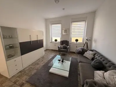 Ein Sitzbereich in der Unterkunft Ferien Monteur Haus C&M