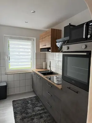 Küche/Küchenzeile in der Unterkunft Hammer Apartment