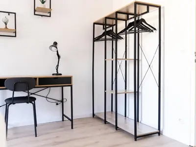 Grundriss der Unterkunft Zentrales Apartment Essen Kaffeevollautomat Parkplatz