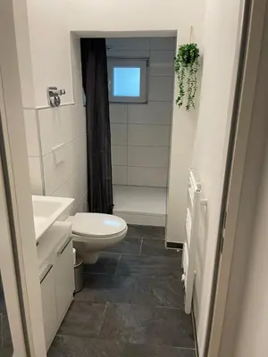 Ein Badezimmer in der Unterkunft Gemütliches City Apartment
