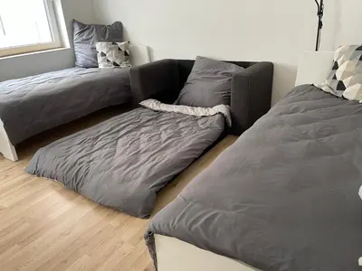 Ein Bett oder Betten in einem Zimmer der Unterkunft Gemütliches City Apartment