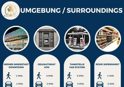 Ein Zertifikat, Auszeichnung, Logo oder anderes Dokument, das in der Unterkunft RtR Essen - Für bis zu 2 Personen - Voll ausgestattet - Balkon - Zentral Limbecker Platz - Messe - Uniklinikum - Smart TV - Modern ausgestellt ist