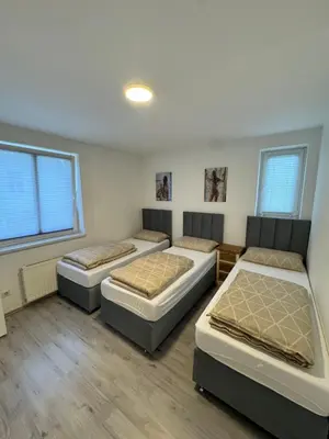Ein Bett oder Betten in einem Zimmer der Unterkunft Alex Apartments 3