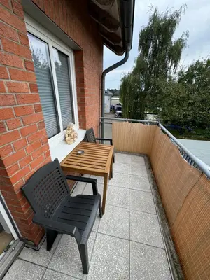 Ein Balkon oder eine Terrasse in der Unterkunft Alex Apartments 3