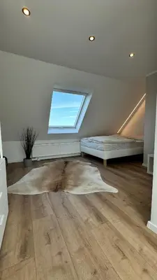 Ein Bett oder Betten in einem Zimmer der Unterkunft Stylisches Studio nahe Messe & Baldeneysee - Ruhig & perfekt angebunden