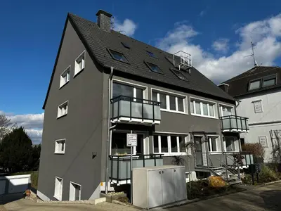 Das Gebäude in dem sich die Ferienwohnung befindet