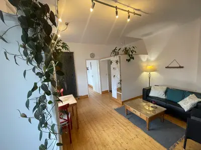 Ein Sitzbereich in der Unterkunft Monteursunterkunft Mühlenstraße 46, Recklinghausen
