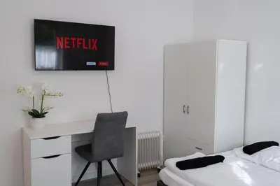TV/Unterhaltungsangebot in der Unterkunft Business Apartment 5 Essen