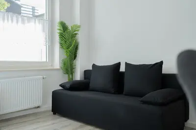 Ein Sitzbereich in der Unterkunft Business Apartment 5 Essen
