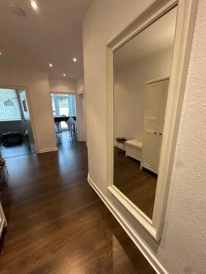 Ein Bett oder Betten in einem Zimmer der Unterkunft Seibel's SUITES - Appartement Wohnung mitten in Rüttenscheid