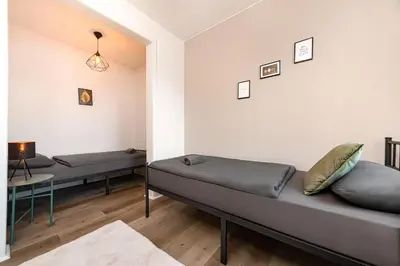 Ein Sitzbereich in der Unterkunft Smart Home - Bochum - Perfect for 6 Guests! Central - Netflix - Free Parking Zone