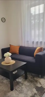 Ein Sitzbereich in der Unterkunft E+E Apartment Nah am Centro