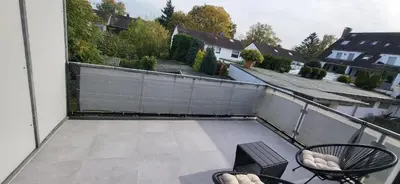 Ein Balkon oder eine Terrasse in der Unterkunft E+E Apartment Nah am Centro