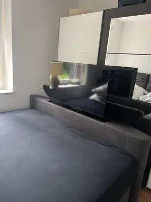 Ein Bett oder Betten in einem Zimmer der Unterkunft Schöne unterkunft