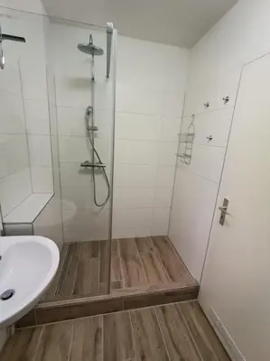 Ein Badezimmer in der Unterkunft Comfortable Apartment with balcony