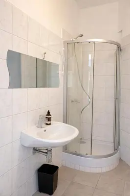 Ein Badezimmer in der Unterkunft Monteurwohnungen Essen Kudox Living
