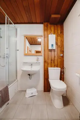 Ein Badezimmer in der Unterkunft Ferienwohnung Oberhausen Sterkrade Maisonette nahe CentrO
