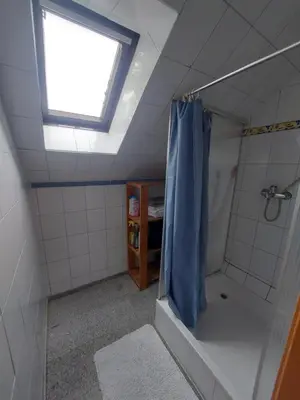 Ein Badezimmer in der Unterkunft Ferienwohnung Heiligenhaus-powered by Çelik