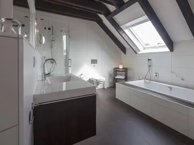 Ein Badezimmer in der Unterkunft WK Suite Comfortable holiday residence