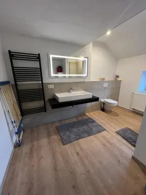Ein Badezimmer in der Unterkunft Moderne Ferienwohnung