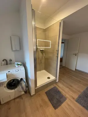 Ein Badezimmer in der Unterkunft Moderne Ferienwohnung