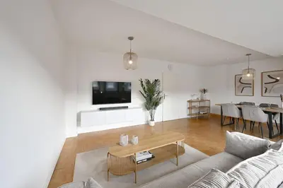 Ein Sitzbereich in der Unterkunft Goodliving Apartments I serviced apartment