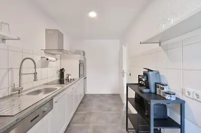 Küche/Küchenzeile in der Unterkunft Goodliving Apartments I serviced apartment