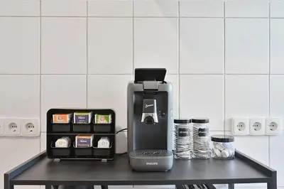 Kaffee-/Teezubehör in der Unterkunft Goodliving Apartments I serviced apartment