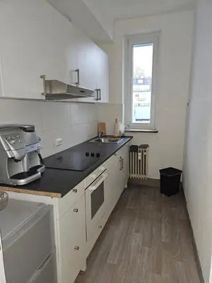 Küche/Küchenzeile in der Unterkunft City Base Dortmund