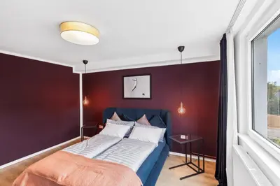 Ein Bett oder Betten in einem Zimmer der Unterkunft Zentrale Lage & perfekter Komfort!