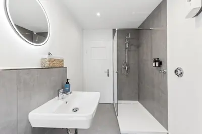 Ein Badezimmer in der Unterkunft Zentrale Lage & perfekter Komfort!