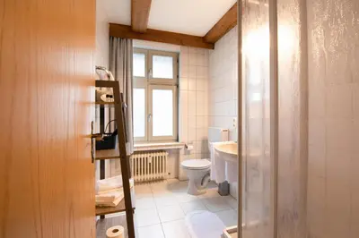Ein Badezimmer in der Unterkunft Hotel Stadt Lüdenscheid, Domizil Herzogstraße