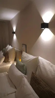 Ein Bett oder Betten in einem Zimmer der Unterkunft Zentral & Modern nähe Düsseldorf und Köln