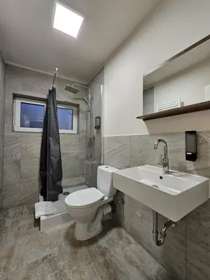 Ein Badezimmer in der Unterkunft Modern townhouse in Wuppertal