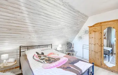 Ein Bett oder Betten in einem Zimmer der Unterkunft Lovely Apartment In Hagen With Wifi
