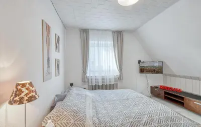 Ein Bett oder Betten in einem Zimmer der Unterkunft Lovely Apartment In Hagen With Wifi