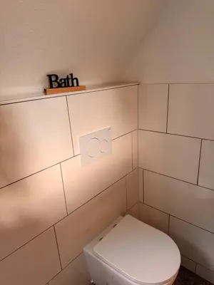 Ein Badezimmer in der Unterkunft Ruhrtraum Kettwig Ferienwohnung am Fluss