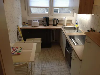 Küche/Küchenzeile in der Unterkunft HertenFlats - Rooms & Apartments - Kreis Recklinghausen